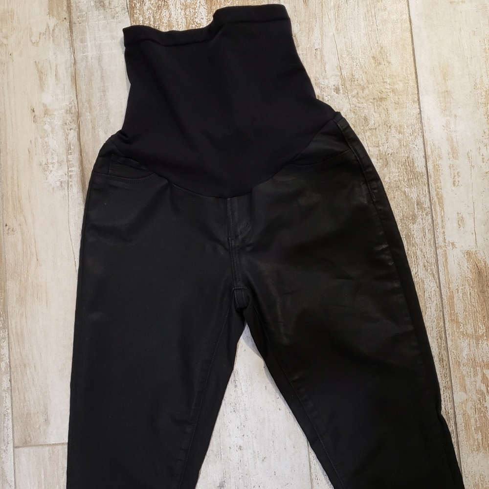 Articles of Society coated maternity jeans
